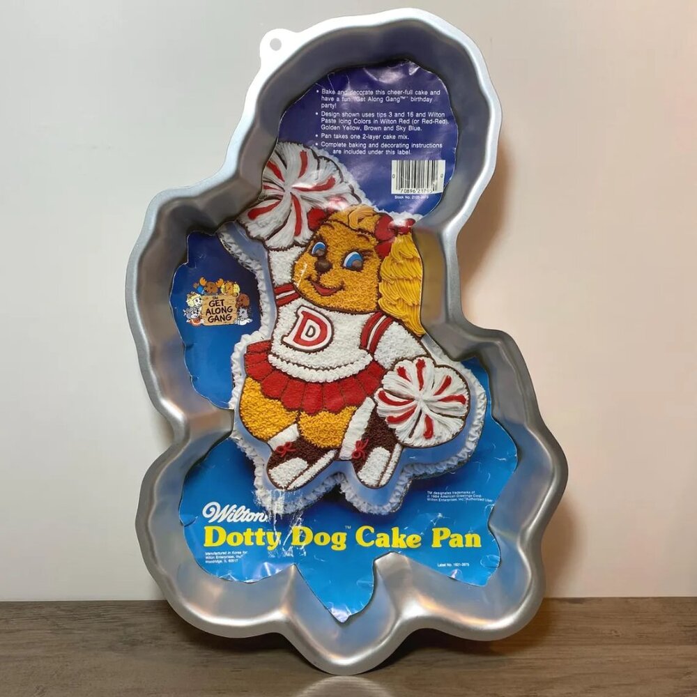 Dotty Dog Get Along Gang Cake Pan Mold Baking Kids Birthday Wilton 1984